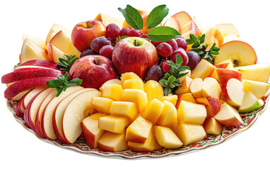 Ambrosial Apple Platter Display on a transparent background