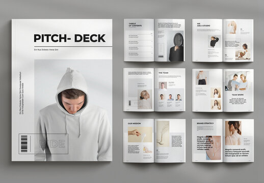 Pitch Deck Template Design Layout