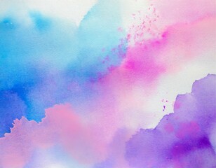 Obraz premium 水彩 テクスチャ 背景 フレーム にじみ 絵具 画用紙 絵画 アート 芸術 イラスト AI生成画像