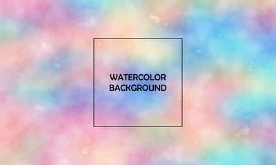 watercolor gradient mesh blur background with pastel, colorful, beauty color	