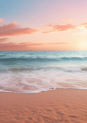 Fototapeta na wymiar Beauty sunrise sun nature wave beach water sand clouds sea sunset ocean