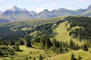 Dolomite's landscape in Alta Badia