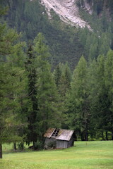 Dolomite's landscape in Alta Badia