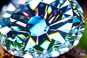 blue and yellow flower Generative AI