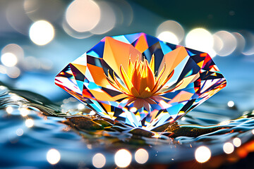 background with stars Generative AI