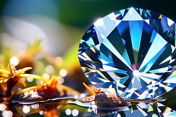 disco ball on the stage Generative AI