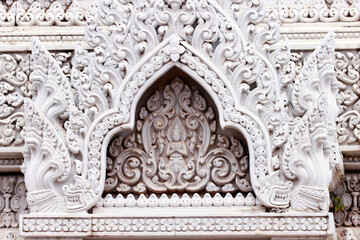 Royal palace complex.  Stupa at The Silver Pagoda.  Phnom Penh; Cambodia.