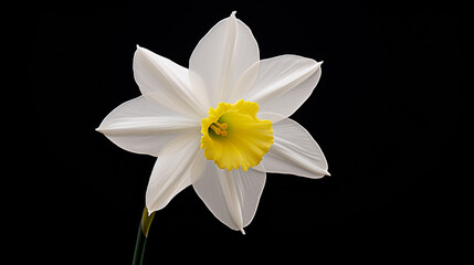 A lovely white daffodil flower