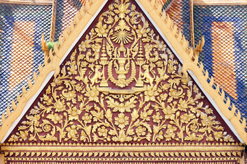 Royal palace complex. Khmer style roof architecture. Phnom Penh; Cambodia.
