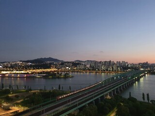 Fototapeta premium Night view in Seoul