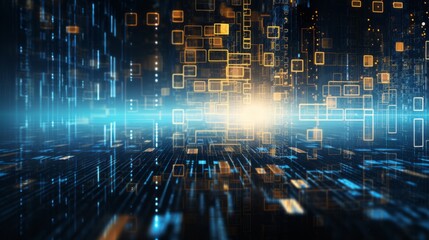 Abstract tech: navigating global communication and data analysis in white background - cyber exploration in a world of innovation