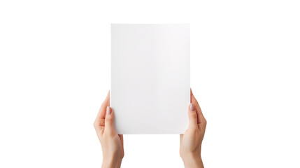 person holding blank paper isolated on transparent background Remove png, Clipping Path, pen tool
