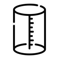 cylinder Line Icon