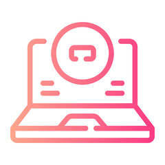 minus Line Gradient Icon