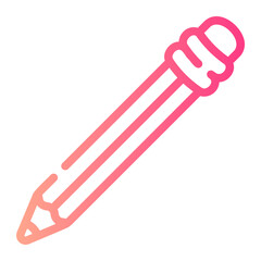 pencil Line Gradient Icon