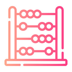 Obraz premium abacus Line Gradient Icon
