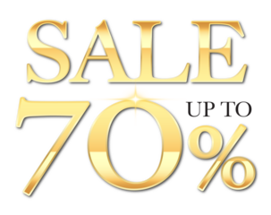 70% number sale gold