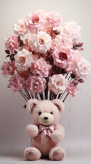 teddy bear with flowers, Everything Will Be Okay