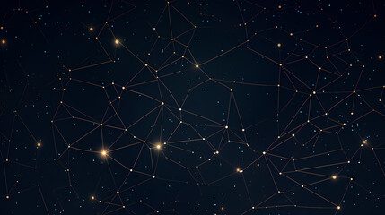 Technology abstract lines background and light effects, technology sense background