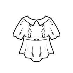 Obraz premium Dress Baby Outline 