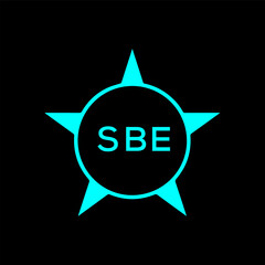 SBE Letter logo design template vector. SBE Business abstract connection vector logo. SBE icon circle logotype.
