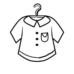 Boy Clothes Outline 