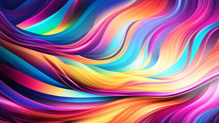 abstract colorful background with waves