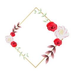 wedding flower frame
