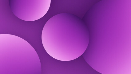 3d abstract bubble gradient with purple color