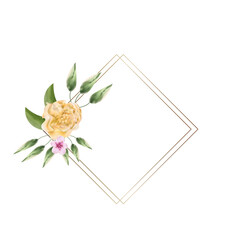 wedding flower frame