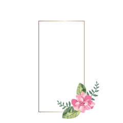 wedding flower frame