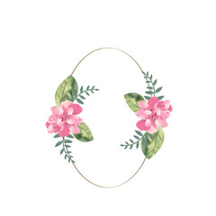 wedding flower frame