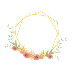 wedding flower frame