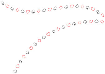 トランプのイラスト背景素材