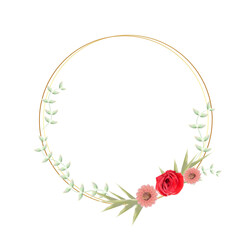 wedding flower frame