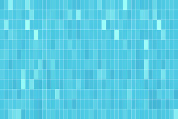 Fototapeta premium ブルー系の長方形が並んだ背景イラスト