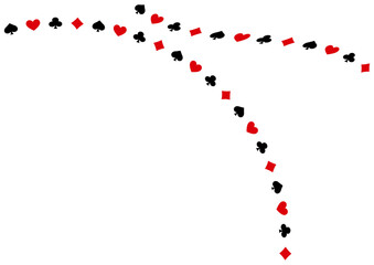 トランプのイラスト背景素材