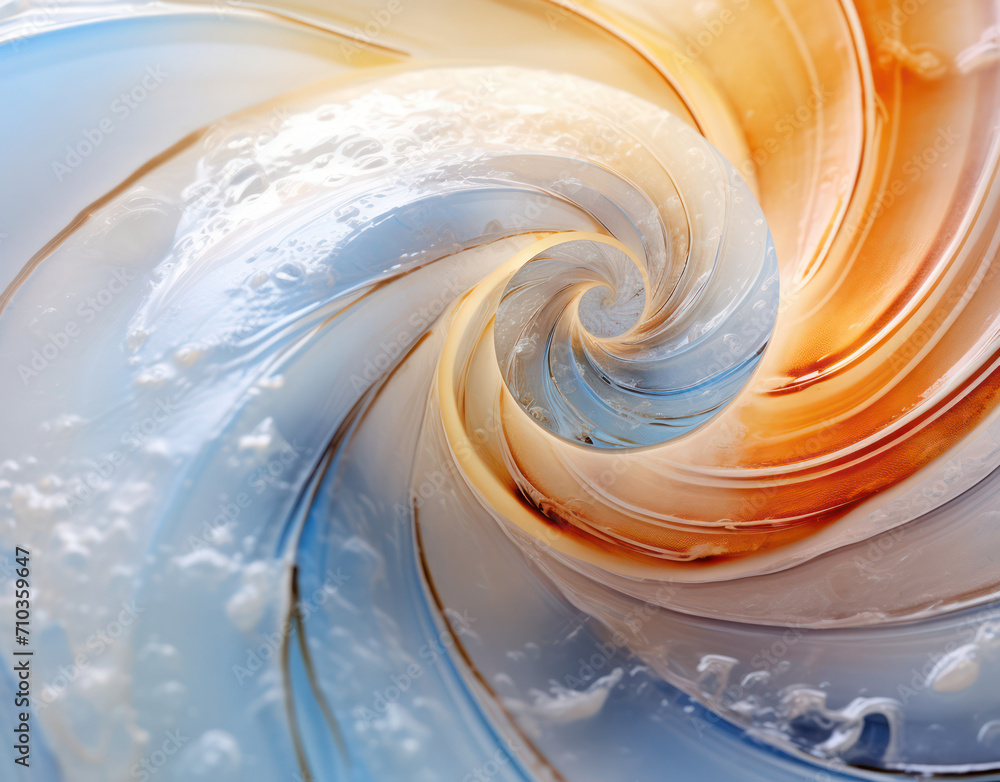 Poster surreal swirls of color: abstract art with vibrant texture and dynamic motion on a futuristic backgr