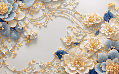 Obraz premium Royal pattern design art wallpaper background