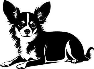 Chihuahua Dog SVG Cute Lying Down