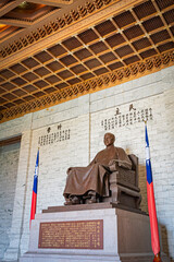 台湾　taipei　中正記念堂の風景