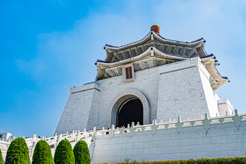 台湾　taipei　中正記念堂の風景