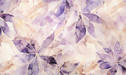 abstract luxury background with violet biege flowers