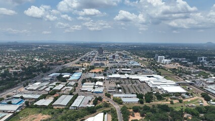 Railpark shopping mall in Gaborone, Botswana, Africa