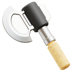 Axe With Wooden Handle