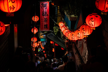 台湾　台北九份老街の風景 © 模公 黒川
