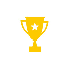 golden trophy For the winners of the sport achievement award 