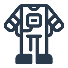 Protective Spacesuit Gear Vector Icon Illustration © Eklip
