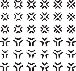 怒りマークのベクターイラストセット