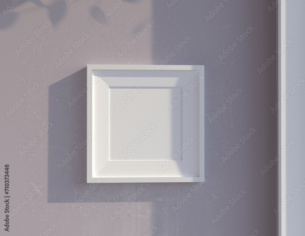 Poster a simple and convenient frame mock up file. picture frame mock up template.